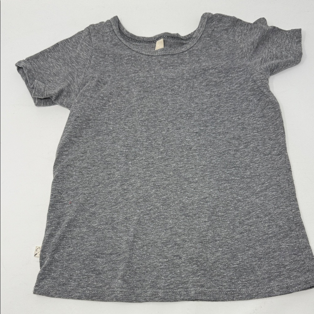 Childhoods Kids Heather Gray Short Sleeve Tee-Girls 5T. T-shirt